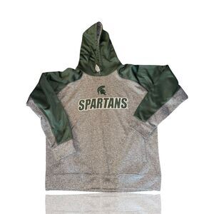 Michigan State Spartans Men's XL Pullover Embroidered Hoodie: GUC: NCAA